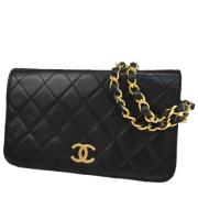 Chanel Vintage Pre-owned Laeder chanel-vskor Black, Dam