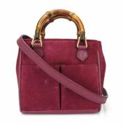 Gucci Vintage Pre-owned Mocka gucci-vskor Purple, Dam