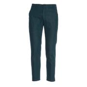 Department Five Slim Fit Oljefärg Chino Byxor Green, Herr