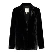 Part Two Klassisk Svart Blazer Lorettapw Jacka Black, Dam