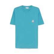 Maison Kitsuné Speedy Fox Head Patch T-shirt Blue, Herr