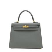 Hermès Vintage Pre-owned Laeder handvskor Gray, Dam