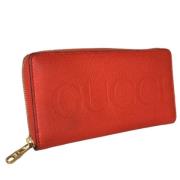 Gucci Vintage Pre-owned Laeder plnbcker Orange, Dam