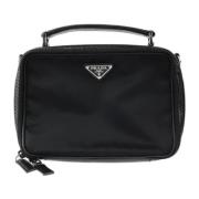 Prada Vintage Pre-owned Tyg prada-vskor Black, Dam