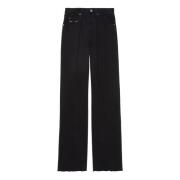 Gucci Klassiska Horsebit Denim Jeans Black, Dam