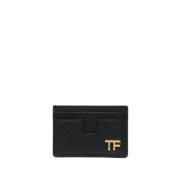 Tom Ford Svarta Accessoarer Plånböcker för Män Black, Herr