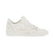 Golden Goose Läderstjärnsneakers med ikonisk stjärna White, Dam