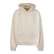 Untitled Artworks Consumed Hoodie Vit Tröja Beige, Herr