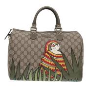 Gucci Vintage Pre-owned Canvas gucci-vskor Beige, Dam