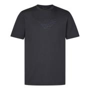 Emporio Armani Grå T-shirts och Polos med Logobroderi Gray, Herr