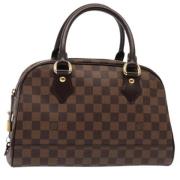 Louis Vuitton Vintage Pre-owned Canvas handvskor Brown, Dam