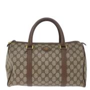 Gucci Vintage Pre-owned Canvas gucci-vskor Beige, Dam