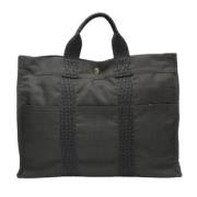 Hermès Vintage Pre-owned Canvas totevskor Gray, Dam