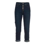 Dondup Blå Stretch Denim Jeans Blue, Dam