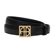 Anine Bing Snygg Monogram Bälte Black, Dam