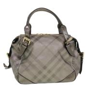 Burberry Vintage Pre-owned Laeder handvskor Gray, Dam