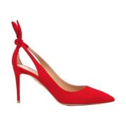 Aquazzura Elegant Bow Tie Pump Lipstick Red, Dam