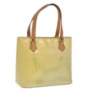 Louis Vuitton Vintage Pre-owned Laeder handvskor Yellow, Dam