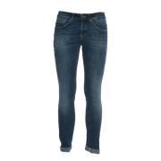 Dondup George Skinny Denim Jeans Aw24 Blue, Herr