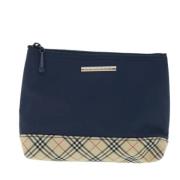 Burberry Vintage Pre-owned Tyg kuvertvskor Blue, Dam