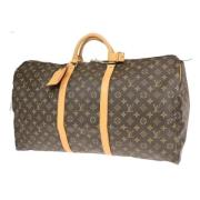 Louis Vuitton Vintage Pre-owned Canvas handvskor Brown, Dam