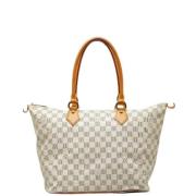 Louis Vuitton Vintage Pre-owned Canvas louis-vuitton-vskor White, Dam