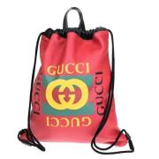 Gucci Vintage Pre-owned Laeder gucci-vskor Red, Dam