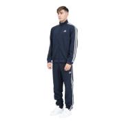 Adidas Sportig Blå Vävd 3-Stripes Jumpsuit Blue, Herr