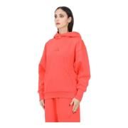 Adidas Fluo Hoodie Tröja Alla Säsonger Kvinnor Red, Dam