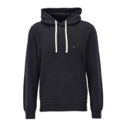 Tommy Hilfiger Mäns Essential Fleece Hoody Blue, Herr