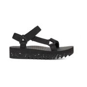 Teva Flat Sandals Black, Dam