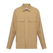 Jil Sander Skjorta med fickor Beige, Herr