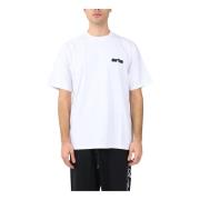 Arte Antwerp Blommig ryggtryck T-shirt White, Herr