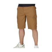 Lyle & Scott Klassiska Herr Bomullsshorts för Vår/Sommar Brown, Herr