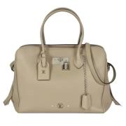 Louis Vuitton Vintage Pre-owned Laeder louis-vuitton-vskor Beige, Dam