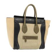 Celine Vintage Pre-owned Canvas celine-vskor Beige, Dam