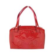 Chanel Vintage Pre-owned Laeder chanel-vskor Red, Dam