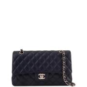 Chanel Vintage Pre-owned Laeder chanel-vskor Blue, Dam