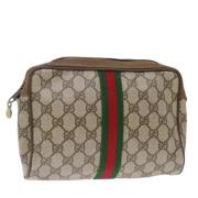 Gucci Vintage Pre-owned Laeder kuvertvskor Brown, Dam