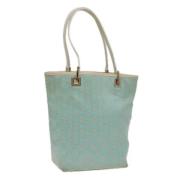 Gucci Vintage Pre-owned Canvas totevskor Blue, Dam