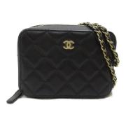 Chanel Vintage Pre-owned Laeder chanel-vskor Black, Dam