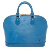 Louis Vuitton Vintage Pre-owned Laeder louis-vuitton-vskor Blue, Dam