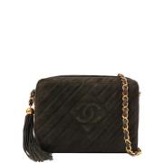 Chanel Vintage Pre-owned Mocka chanel-vskor Gray, Dam