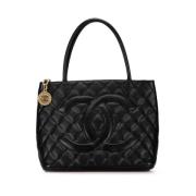 Chanel Vintage Pre-owned Laeder chanel-vskor Black, Dam