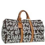 Louis Vuitton Vintage Pre-owned Canvas louis-vuitton-vskor Brown, Dam