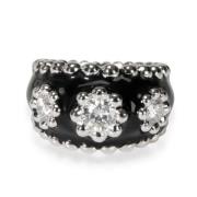 Chanel Vintage Pre-owned Tyg ringar Black, Dam