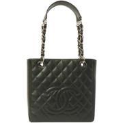 Chanel Vintage Pre-owned Tyg chanel-vskor Gray, Dam