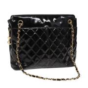 Chanel Vintage Pre-owned Laeder chanel-vskor Black, Dam