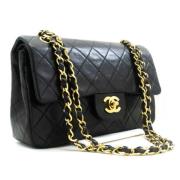 Chanel Vintage Pre-owned Laeder chanel-vskor Black, Dam