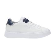 Sun68 Läder Grace Sneakers White, Dam